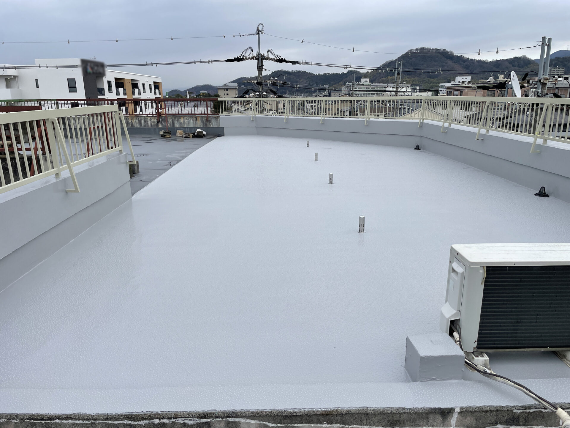 防水工事施工完了