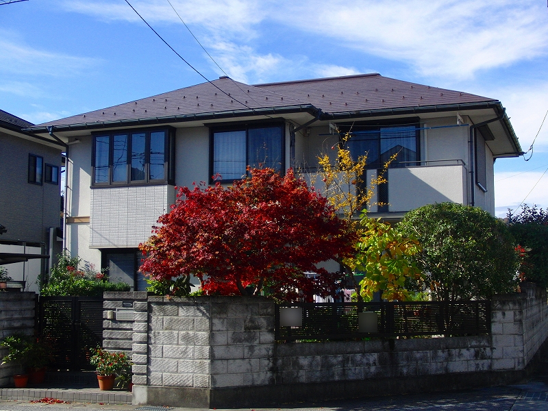 近江八幡市O様邸 屋根外壁塗装施工前