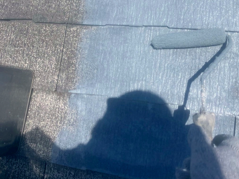 彦根市Ｔ様邸 屋根下塗り中