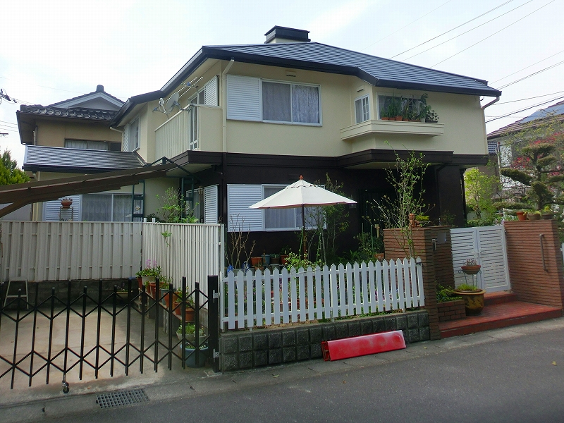 大津市H様邸 屋根外壁塗装施工後