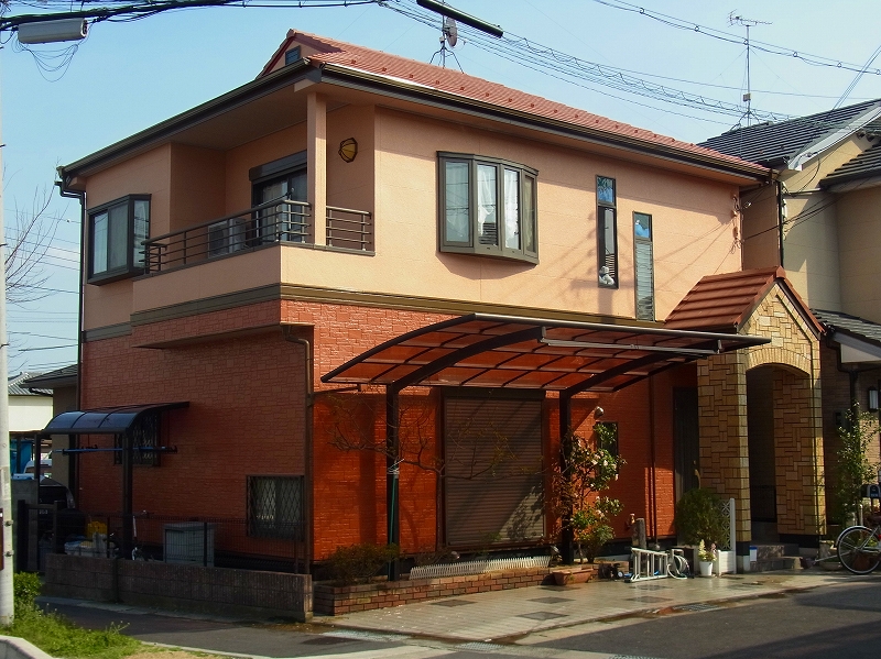 大津市K様邸 屋根外壁塗装施工後