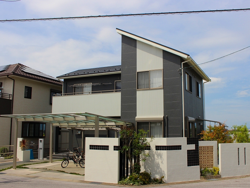 愛知郡愛荘町Ｋ様邸 屋根外壁塗装施工後