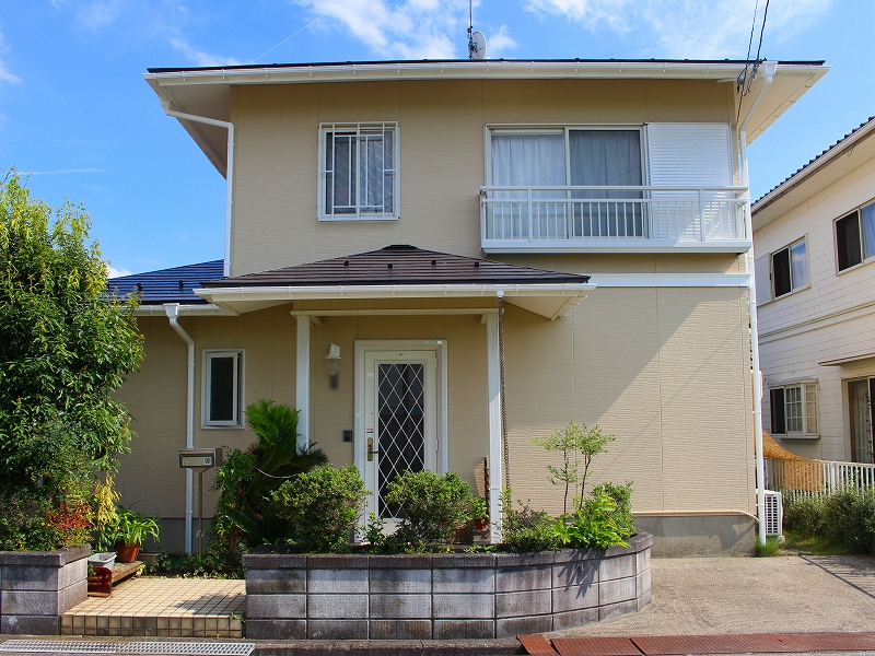 長浜市様K邸 屋根外壁塗装施工後