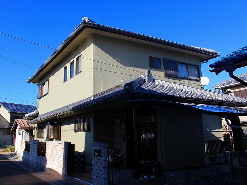 野洲市Ｉ様邸 屋根外壁塗装施工後