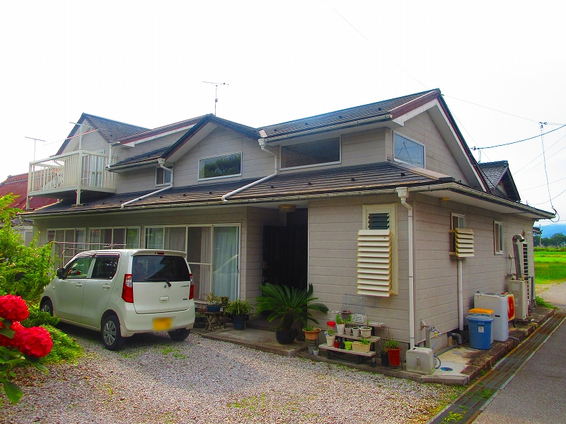 高島市Ｆ様邸 屋根外壁塗装施工前