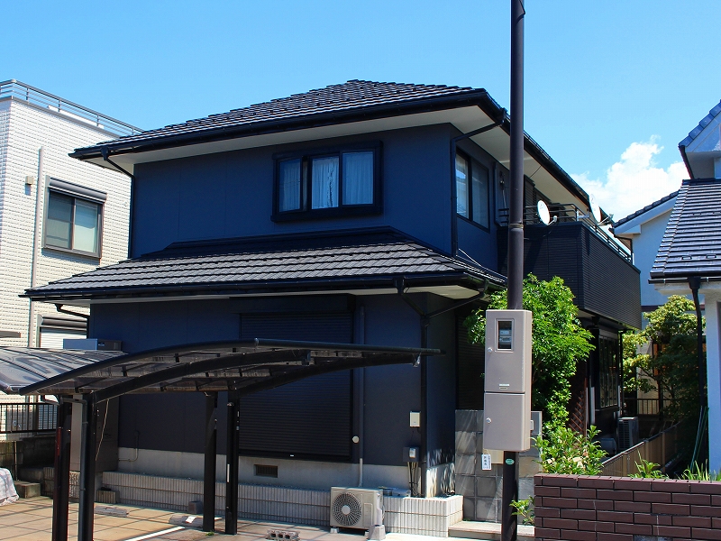 彦根市様M邸 屋根外壁塗装施工後