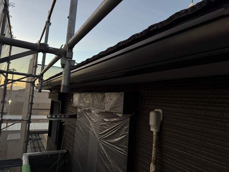 付帯部上塗り後