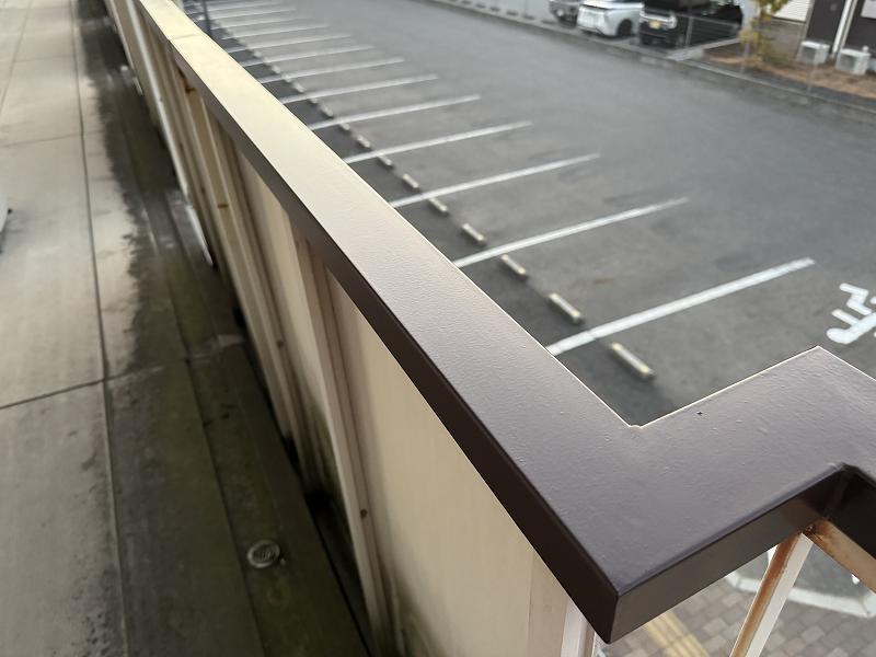 鉄骨上塗り完了