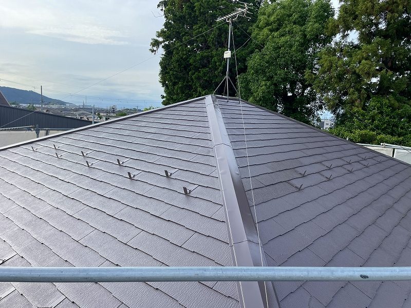 犬上郡豊郷町H様邸 屋根施工完了