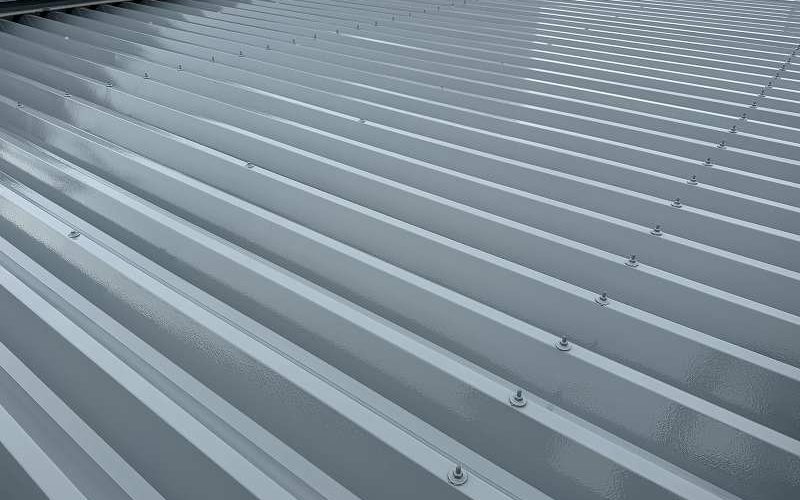 屋根上塗り完了