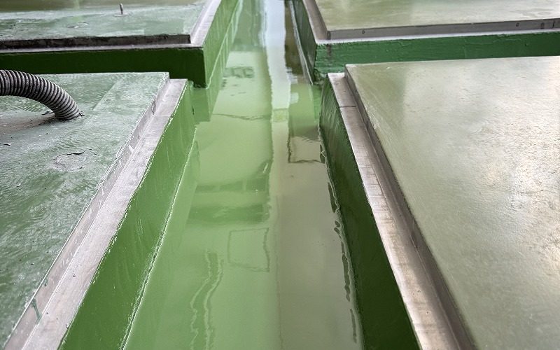 長浜市の施設で施工した防水工事が完了しました。